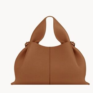 Polene Número Nuef Camel Leather Bag